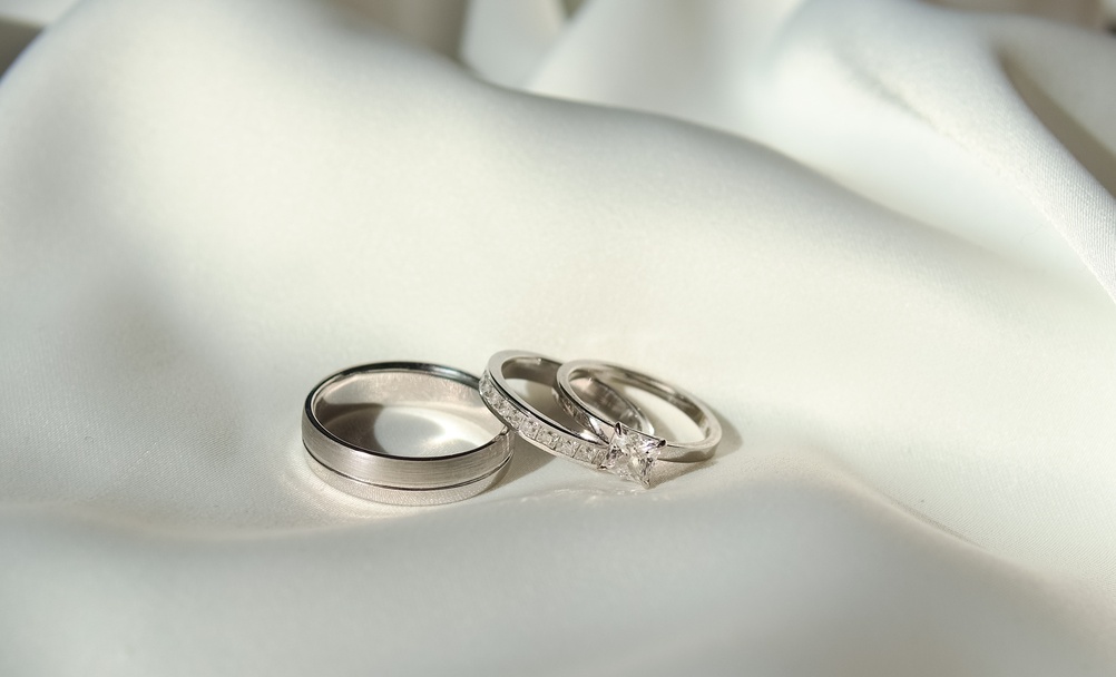 deux alliances de mariage